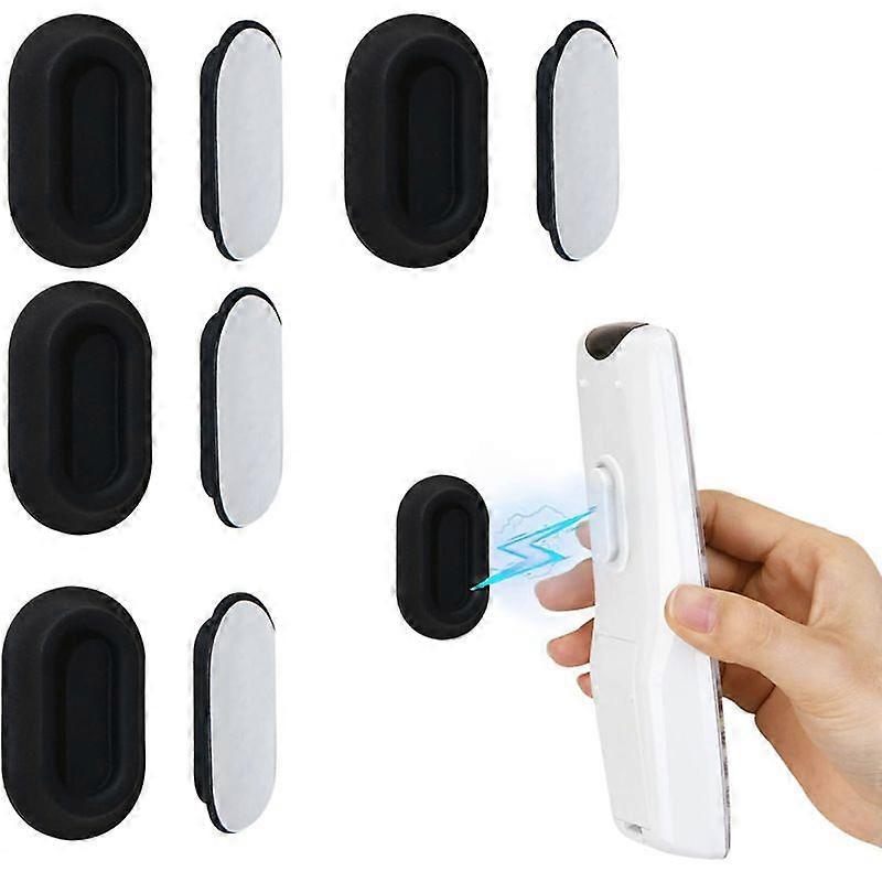 4 Pack Magnetic Remote Control Holder Wall Mount Self-Adhesive Fan TV Remote Control