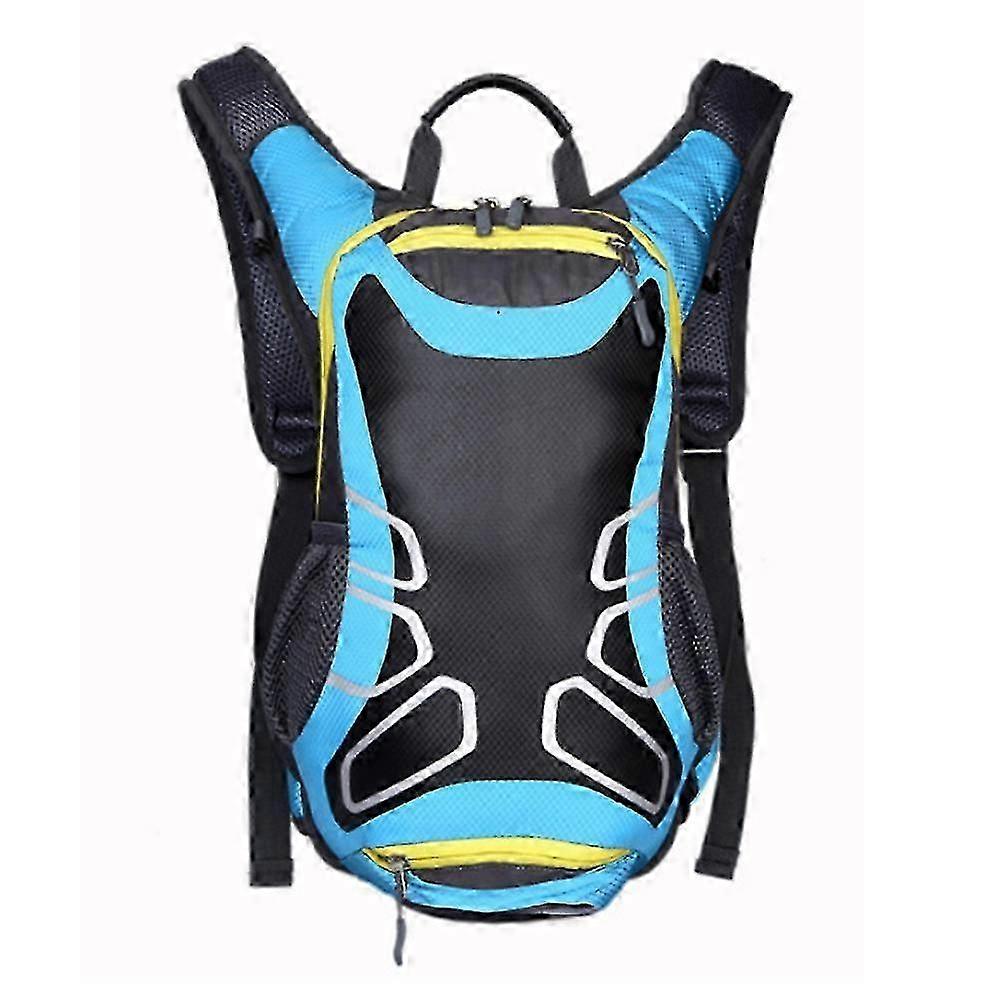 ハイキング、サイクリング、アウトドアスポーツ用15リットル、ユニセックスバックパック15リットルライトブルー