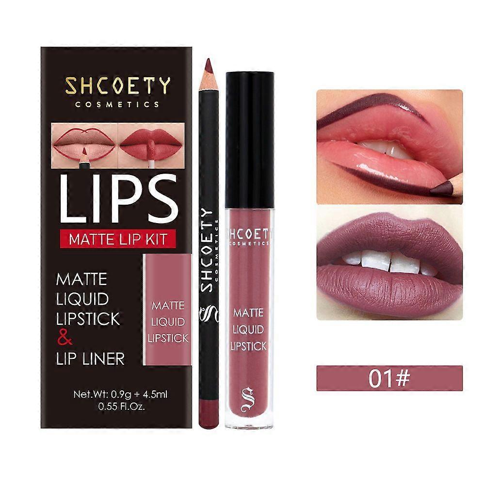 Make-upMattLippeLinerBleistiftStiftLippenstiftKosmetikKitLanglebig
