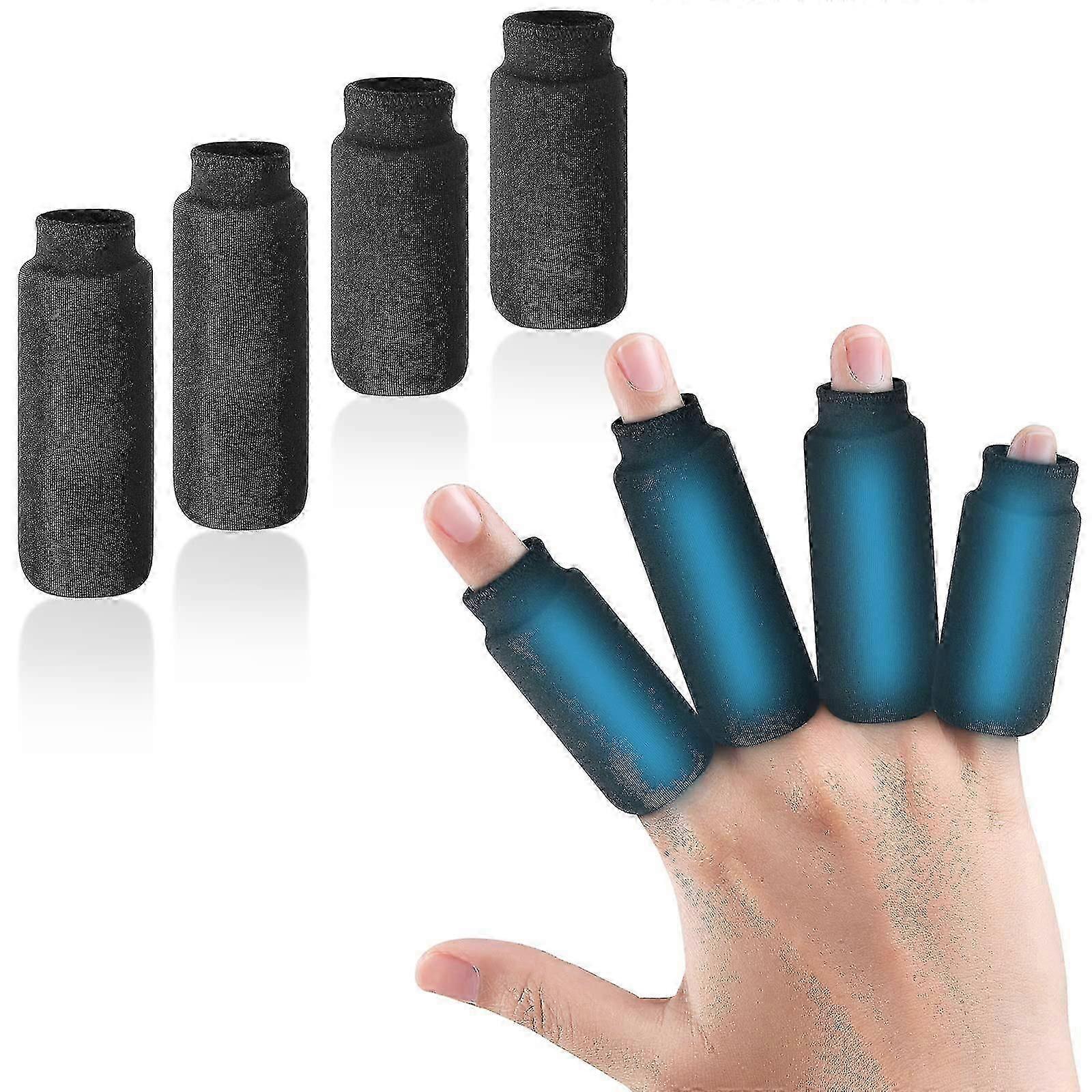 Finger Ice Sleeves 4 Ice Packs For Fingers, Thumbs Toes Hot Cold Therapy For Arthritis, Tendinitis, Trigger Finger And Swollen Finger