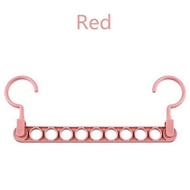9 Hole Magic Clothes Hanger Multifunction Folding Hanger Rotating Clothes Hanger