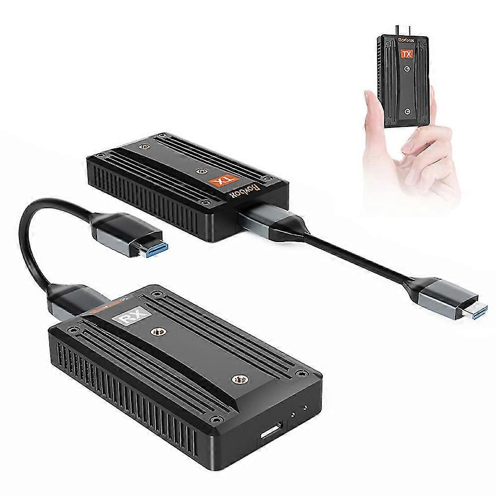 Wireless HD Transmitter and Receiver 656FT / 200M HD Extender Kit Dongle Adapter for Projector