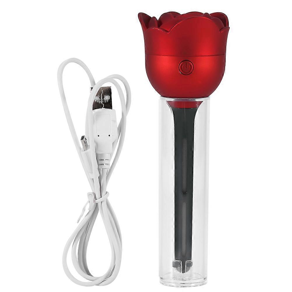 Mini USB Powered Humidifier Rose Shape Portable Air Diffuser Purifier Office Car Use
