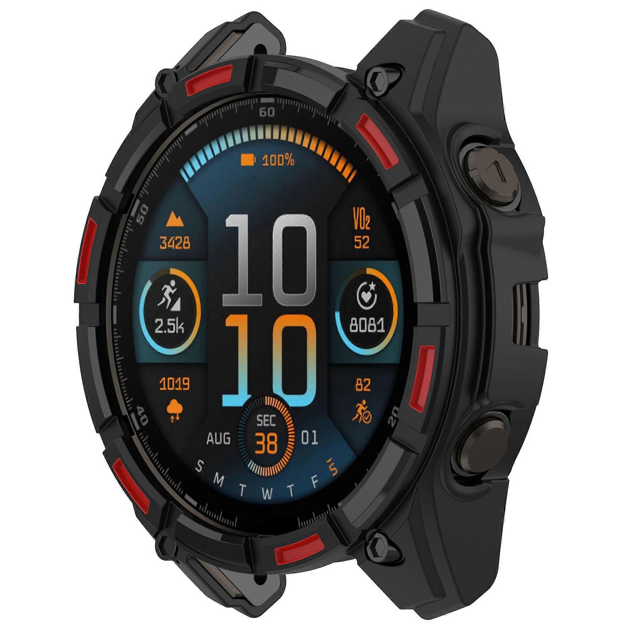 INF Garmin Tactix 8 Case : Pare-chocs de protection pour Fenix 8 AMOLED