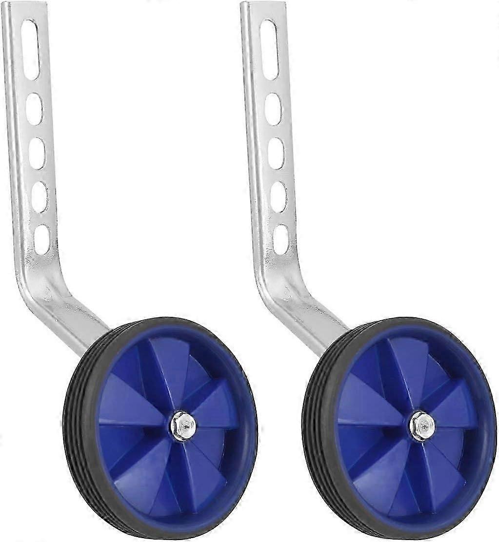 Stützräder für Kinderfahrräder (Blau), Stützräder, Lenkrolle für Kinderfahrräder, Hilfsrad für Fahrräder, Stabilisatoren für Kinderfahrräder, verstellbare Stützräder für Kinder