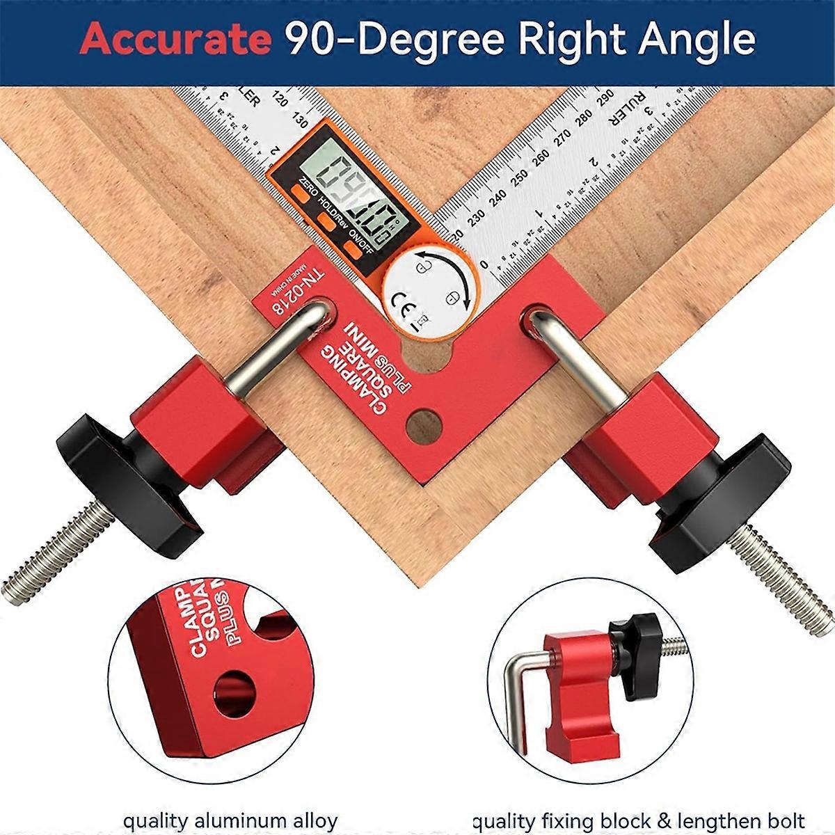 Mini Wooden Board Right Angle Fixing Clip, 90 Degree Corner Clamp