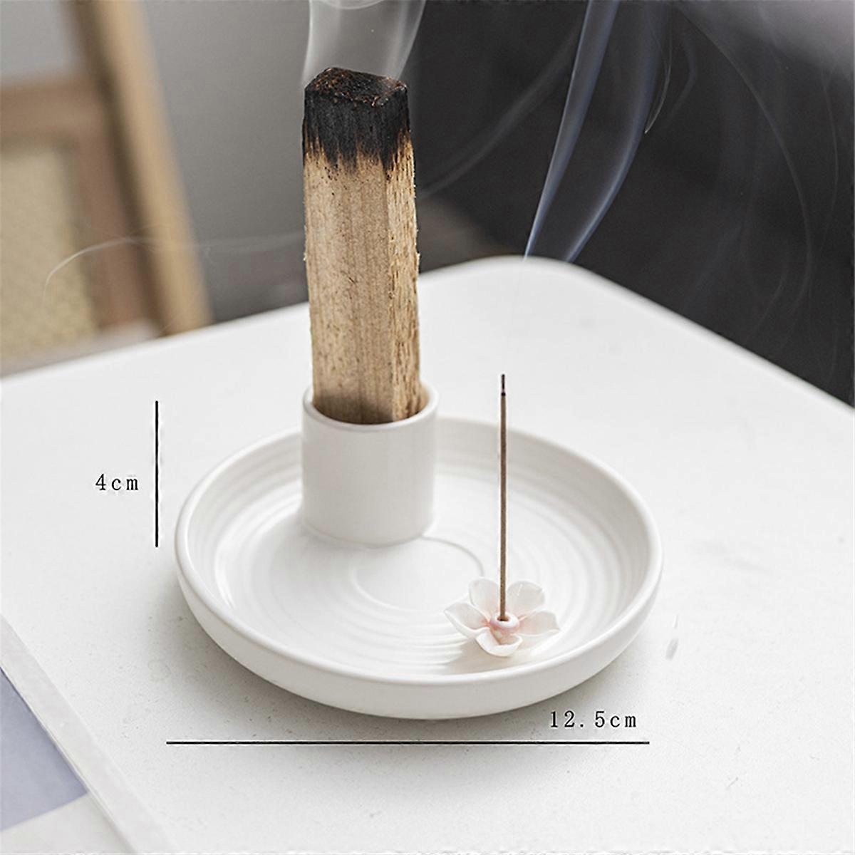 Black Icense Holder,Ceramic Incense Holder,Scent Wood Stand