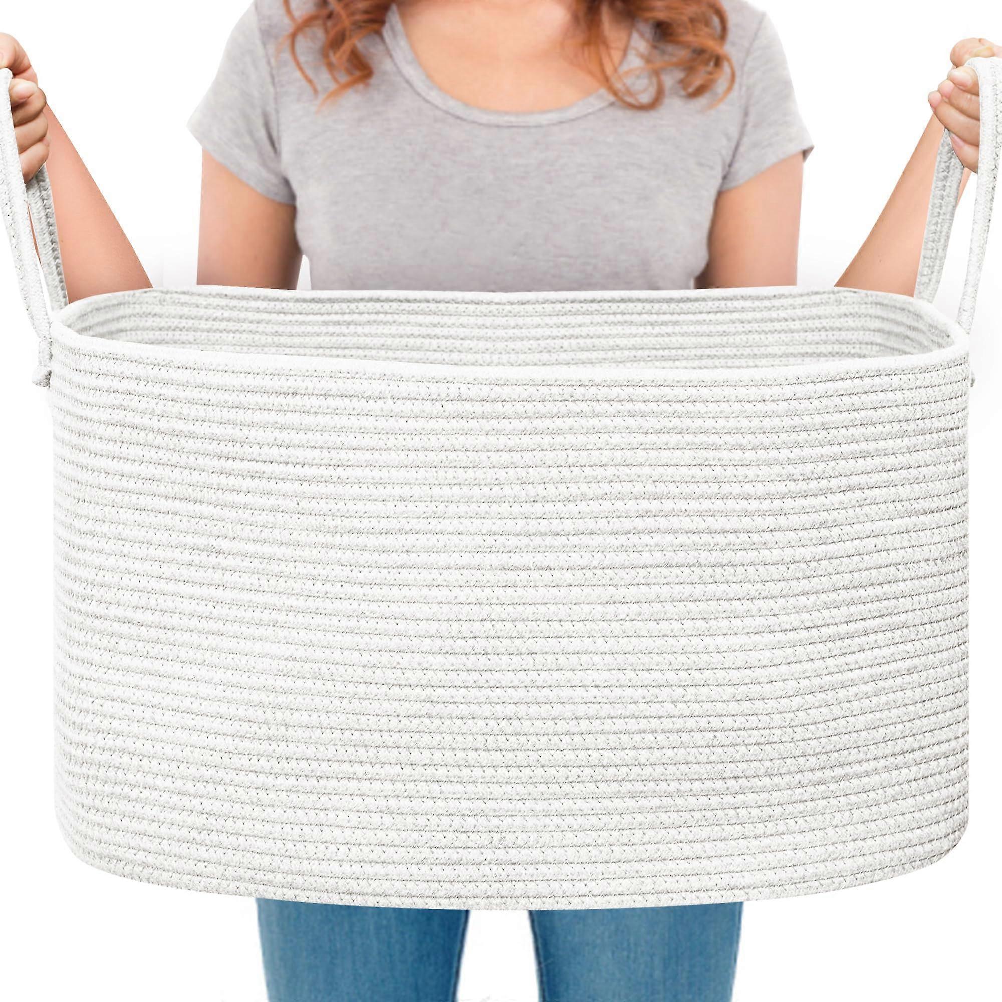 Extra Large Storage Basket For Nursery Organization 21.6 In X 14.9 In X 11.8 In Large Capacity Nursery Storage Basket