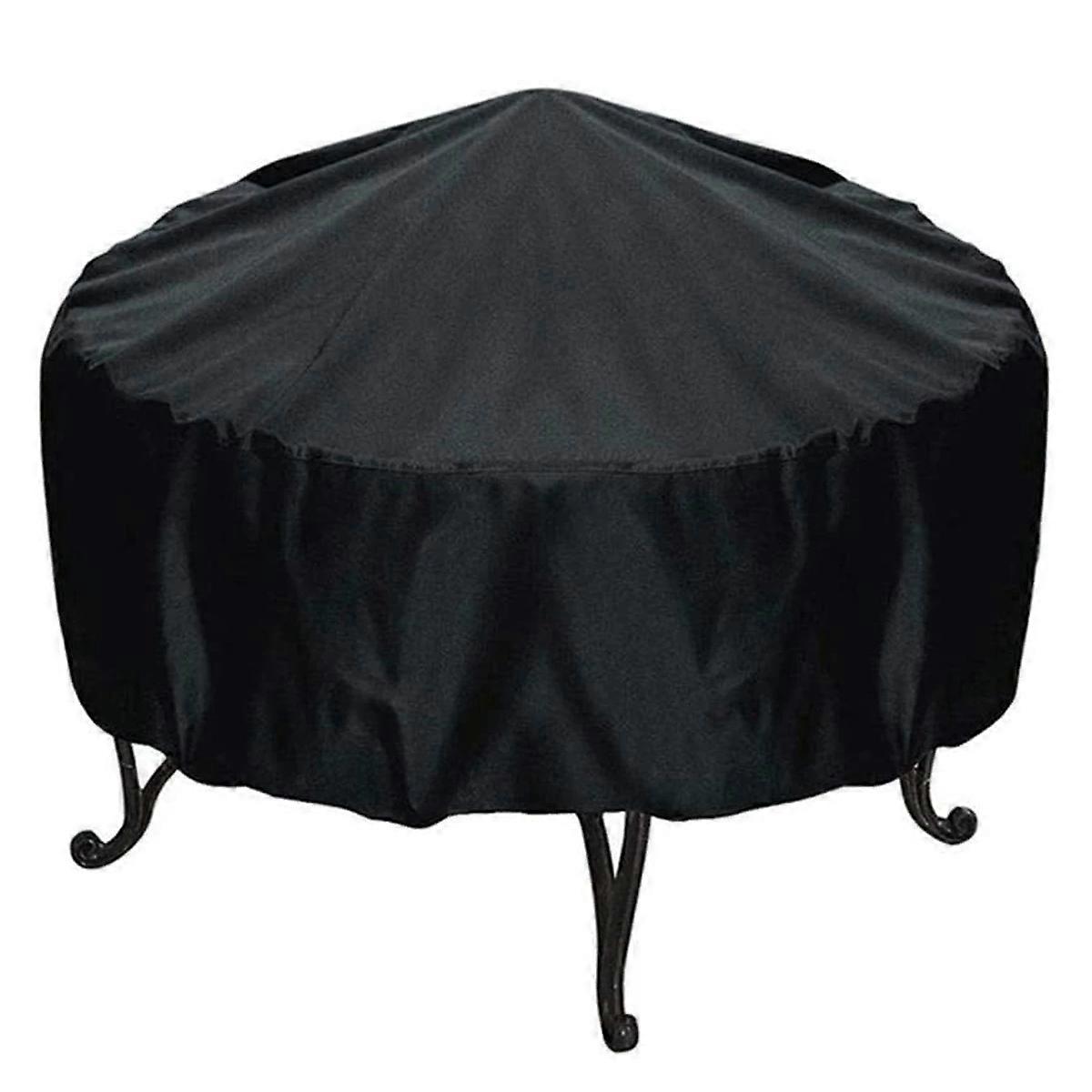 Fire Pit Cover, BBQ Cover, Windproof Cover