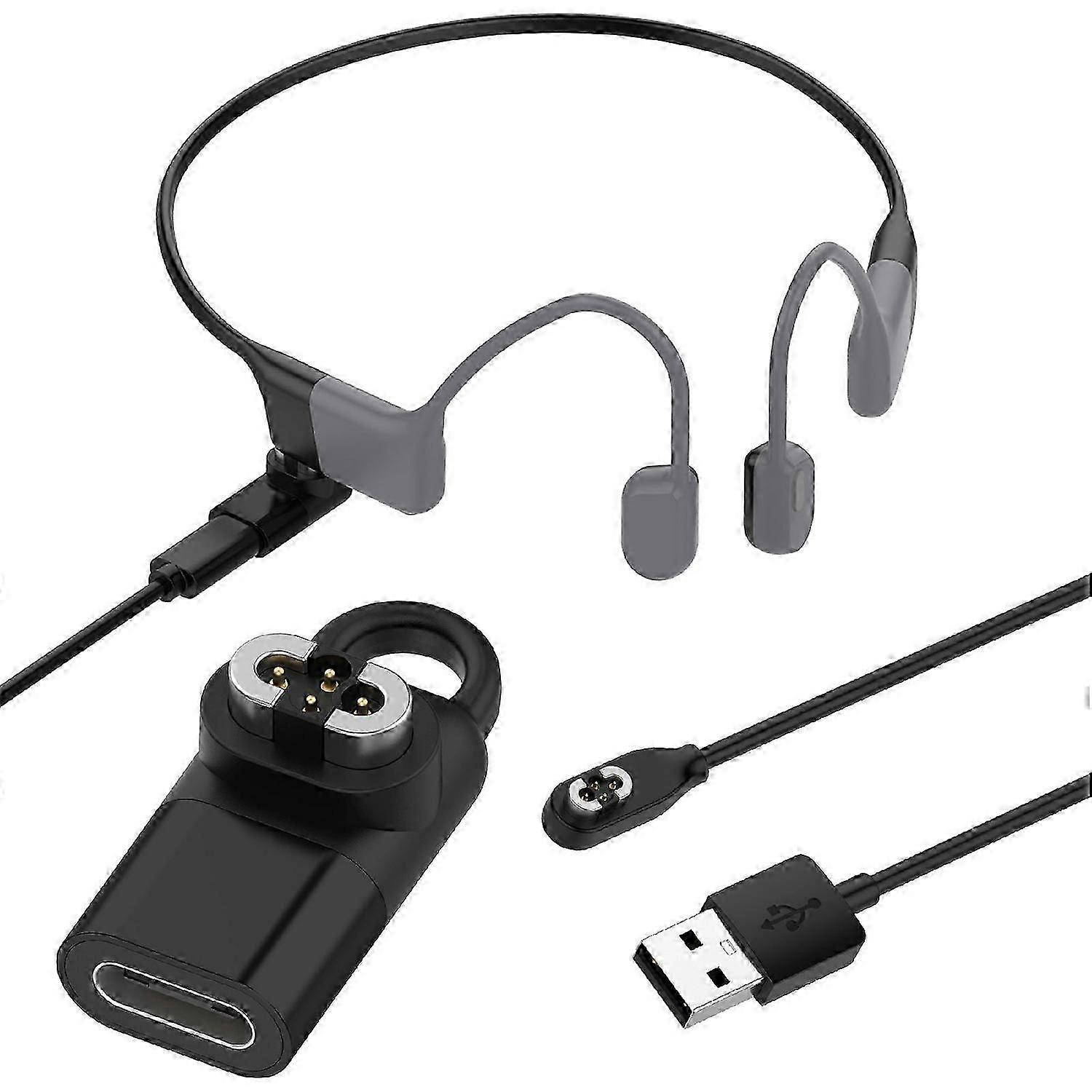 Type A For Shokz Openswim Pro S710 Bone Conduction Earphone Charging Adapter Type-C Magnetic