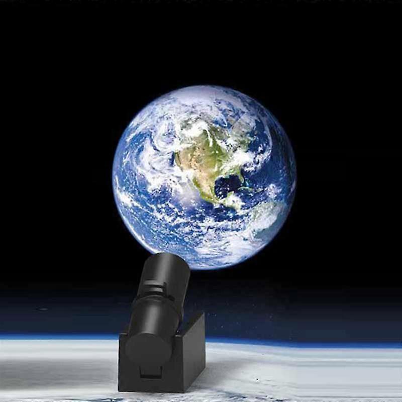 Night Light Moon and Earth Projection Planet Atmospheric Light for Bedroom ABS Material LED Light Source