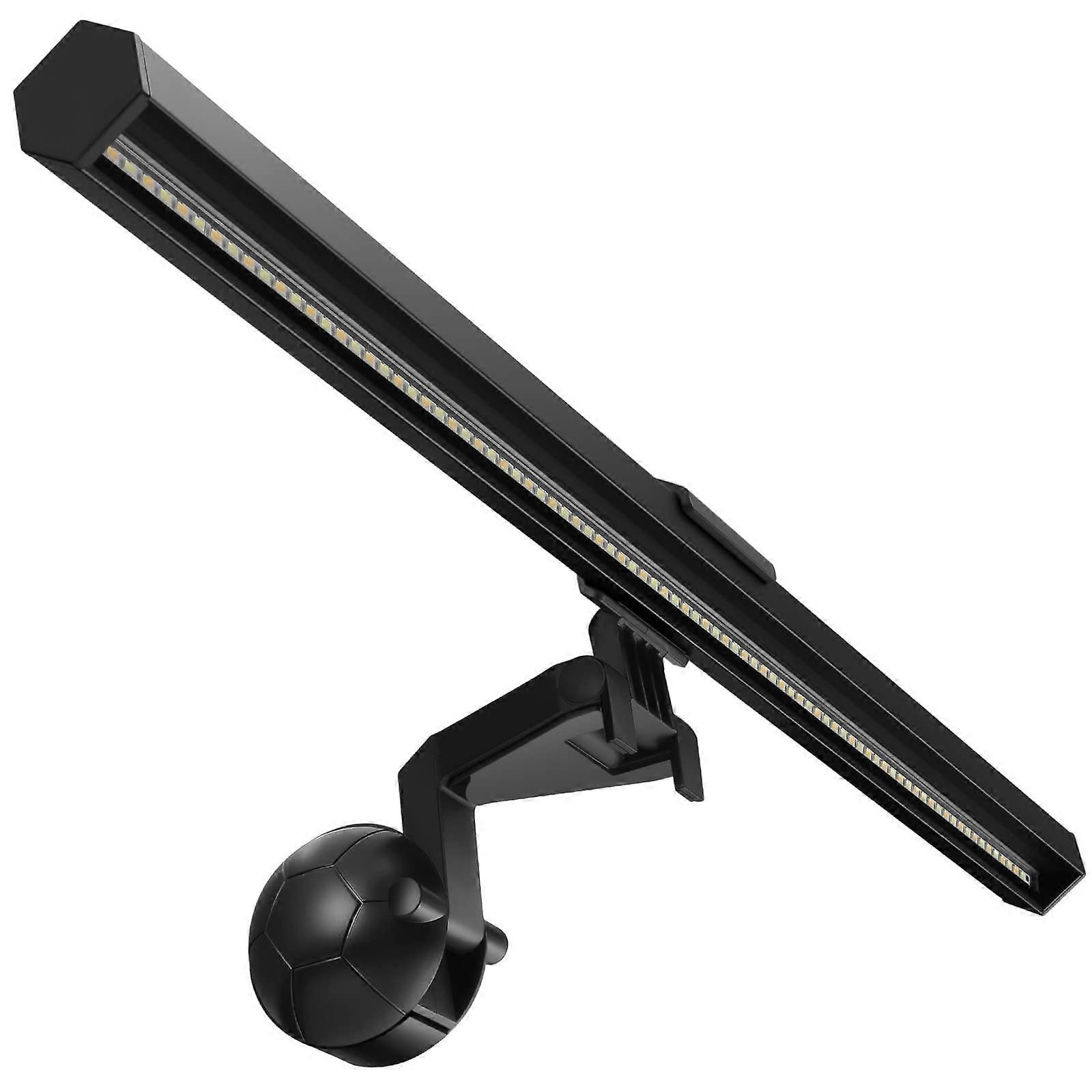Computer Monitor Light Black LED Screenbar with Adjustable Brightness and 3 Color, USB Powered Eye Care Monitor Clamp Lamp for Desk Office Home