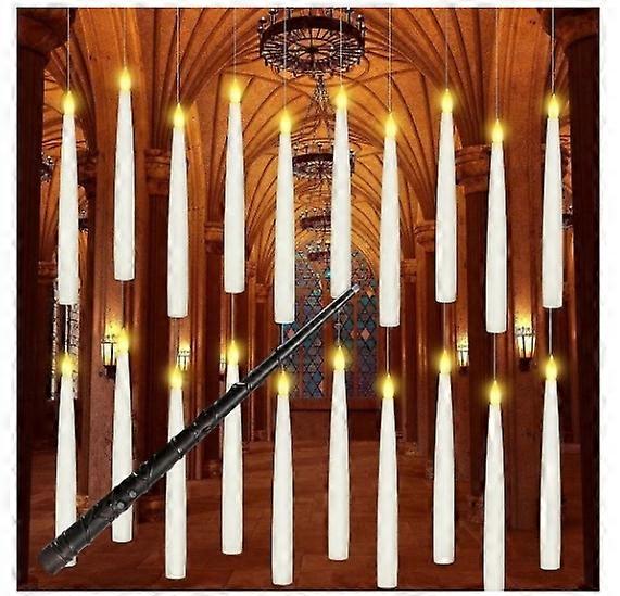 Halloween Decorations, 12pcs Floating Candles Led