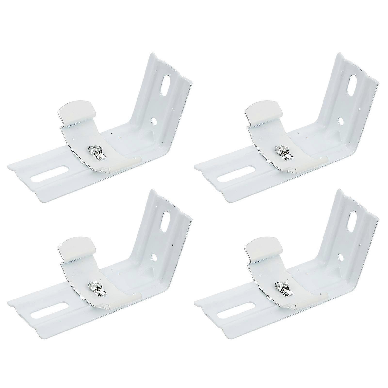 4 Pcs Curtain Brackets Curtain L Bracket Venetian Blind Tilt Hook Window Blinds Part Acessory