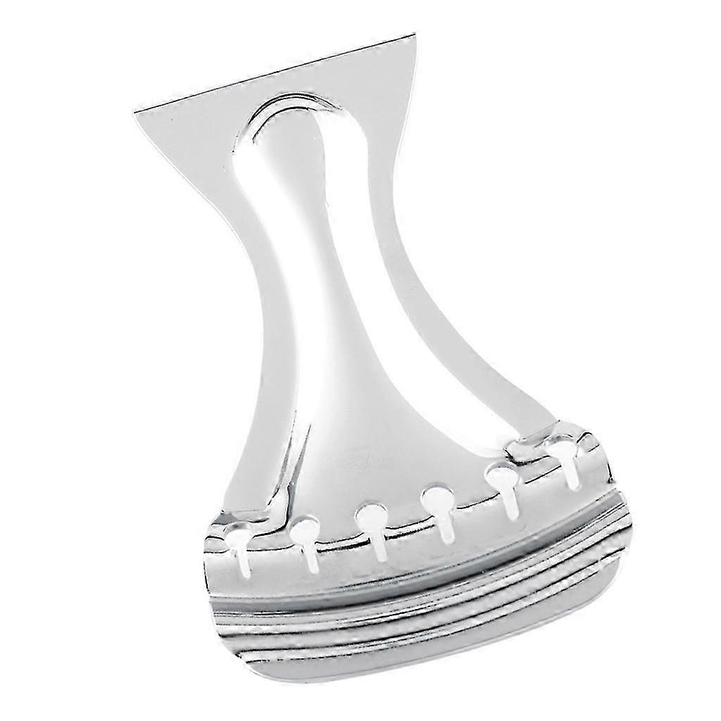 Replacement Chrome-Plated Tailpiece for Dobro Resonator Guitar