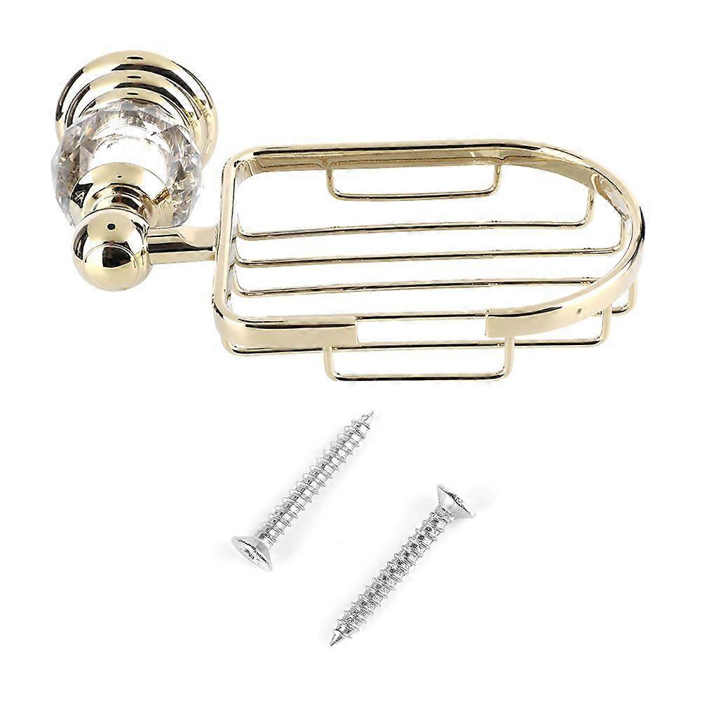 Zinc Alloy Wall Mounted Soap Case Holder Storage Rack Bathroom