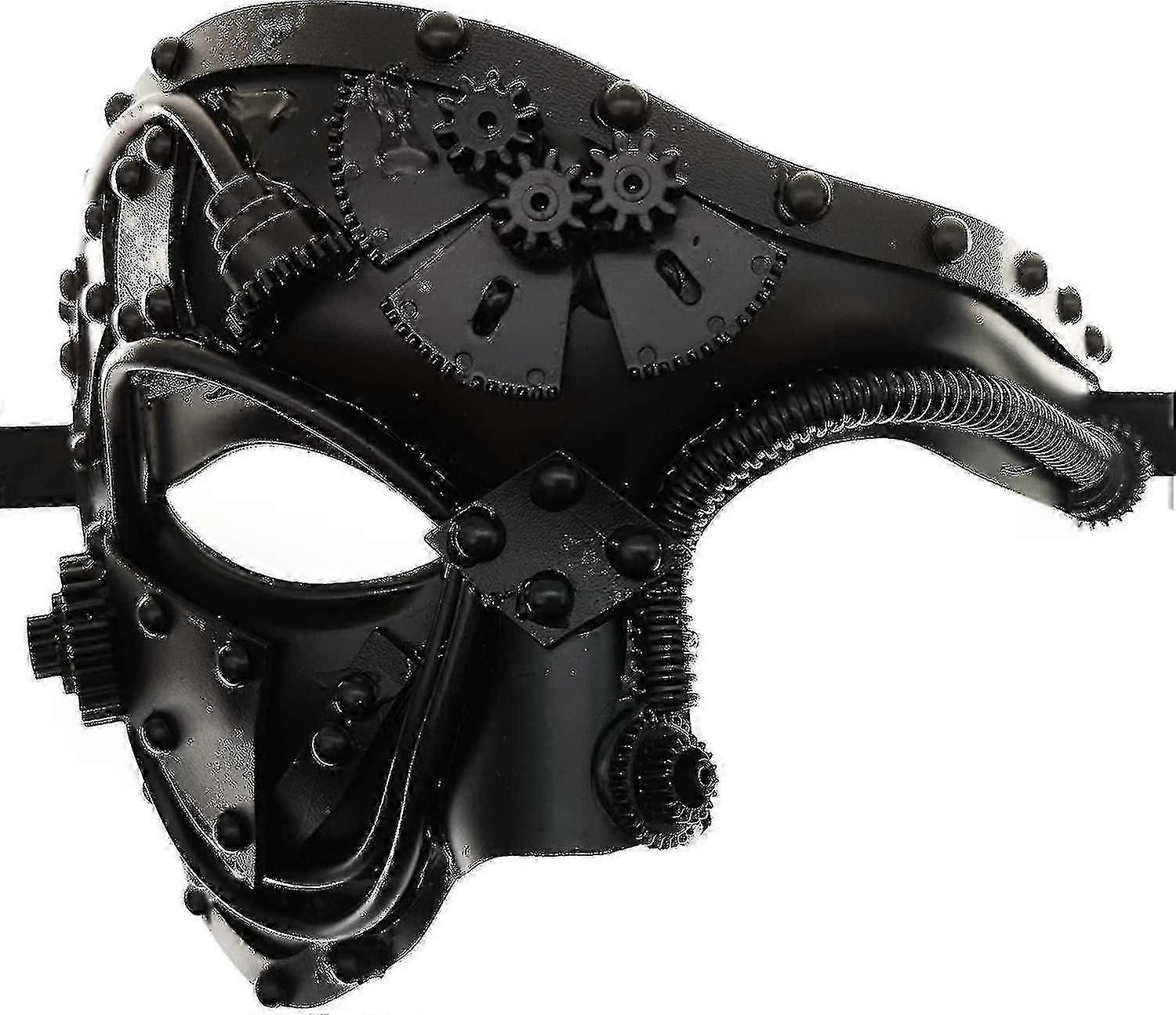 Metal Cyborg Mask, Masquerade Mask For Halloween Costume Party/phantom Of The Opera/mardi Gras Ball