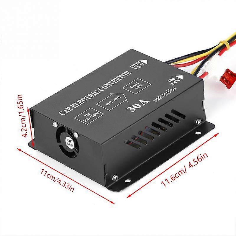 Car Truck DC 24V to 12V Power Converter Inverter Voltage Reducer Step-down Transformer Car Power Converter Power Converter