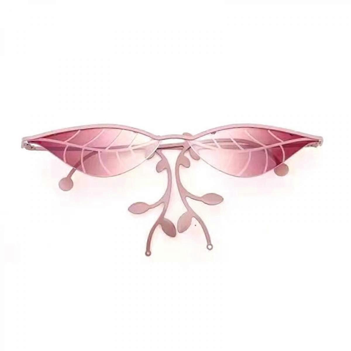 Leaf Sunglasses Personality Decorative Women's Sunglasses