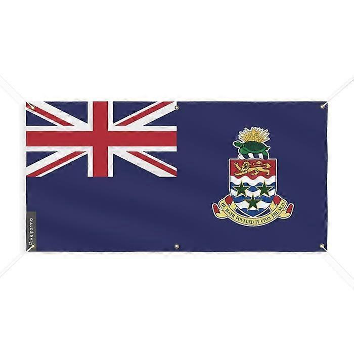 Cayman Islands Flag Banner 6 Grommets 80x160cm Polyester