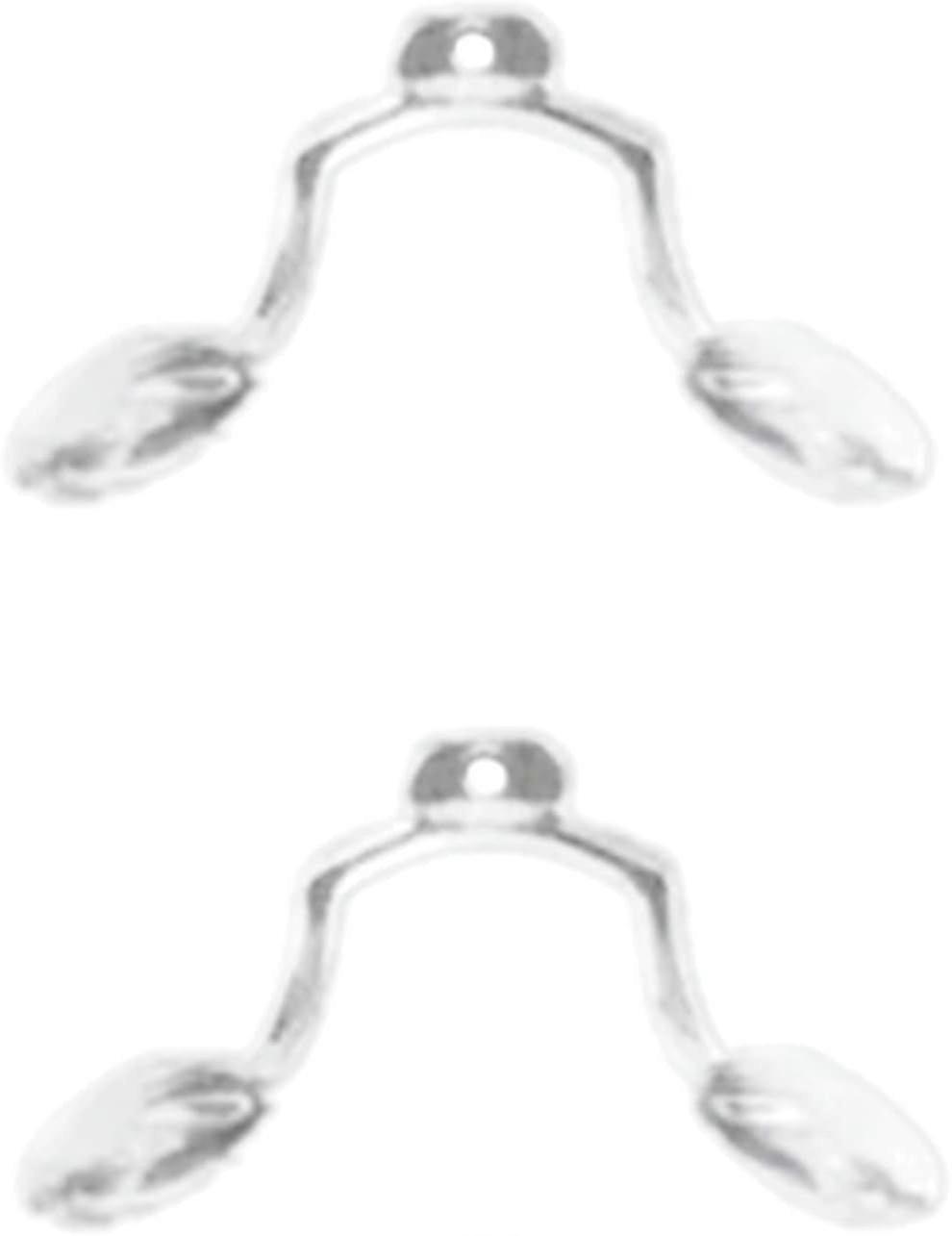 Clear Transparent Rubber Silicon Conjoined Saddle Anti-Slip Nose Bridge Pads for