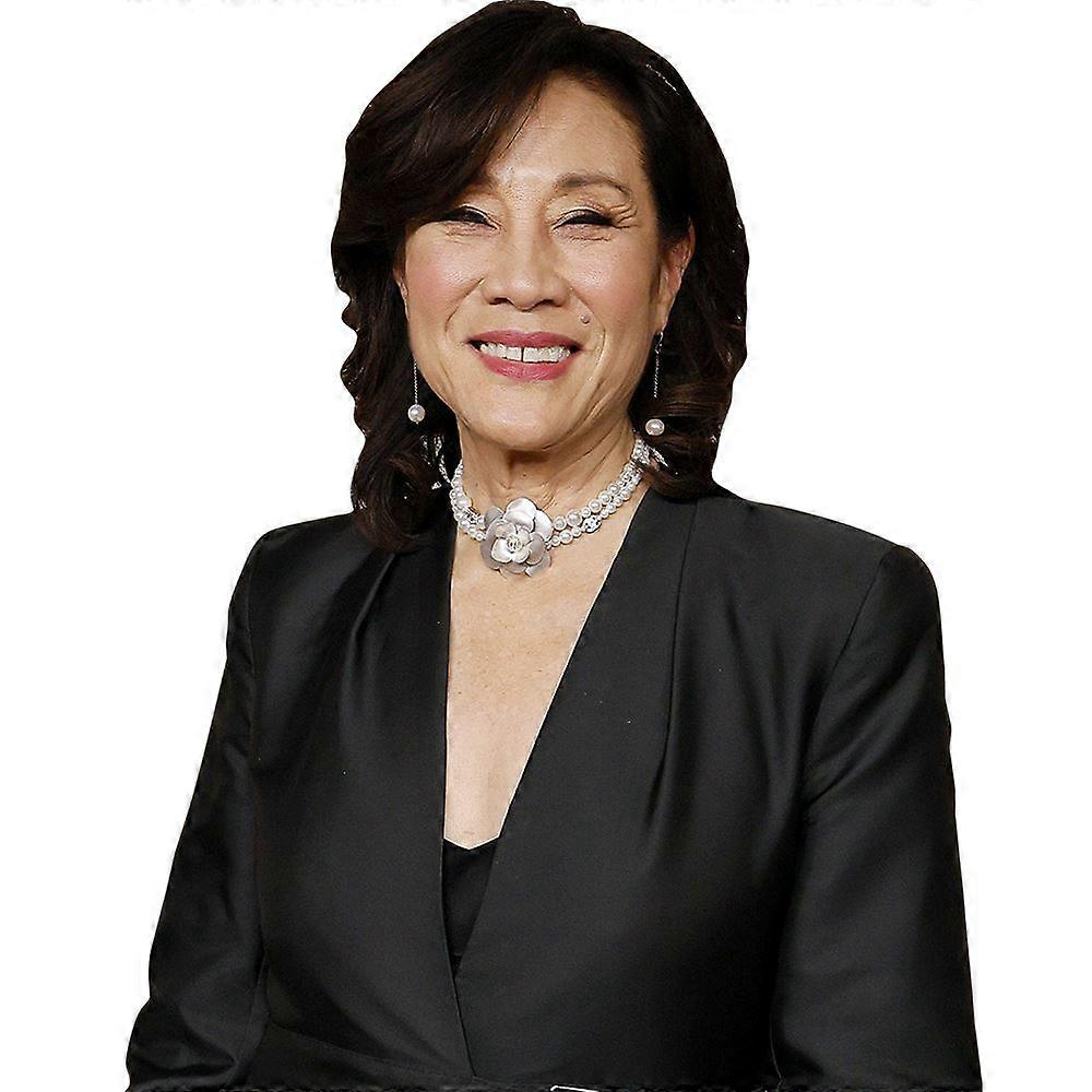 Janet Yang (Black Outfit) Half Body Buddy Cutout