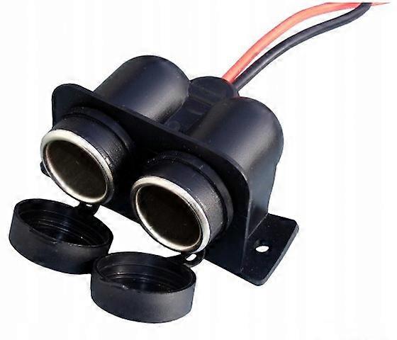Dual Waterproof Lighter Socket 12v 15a