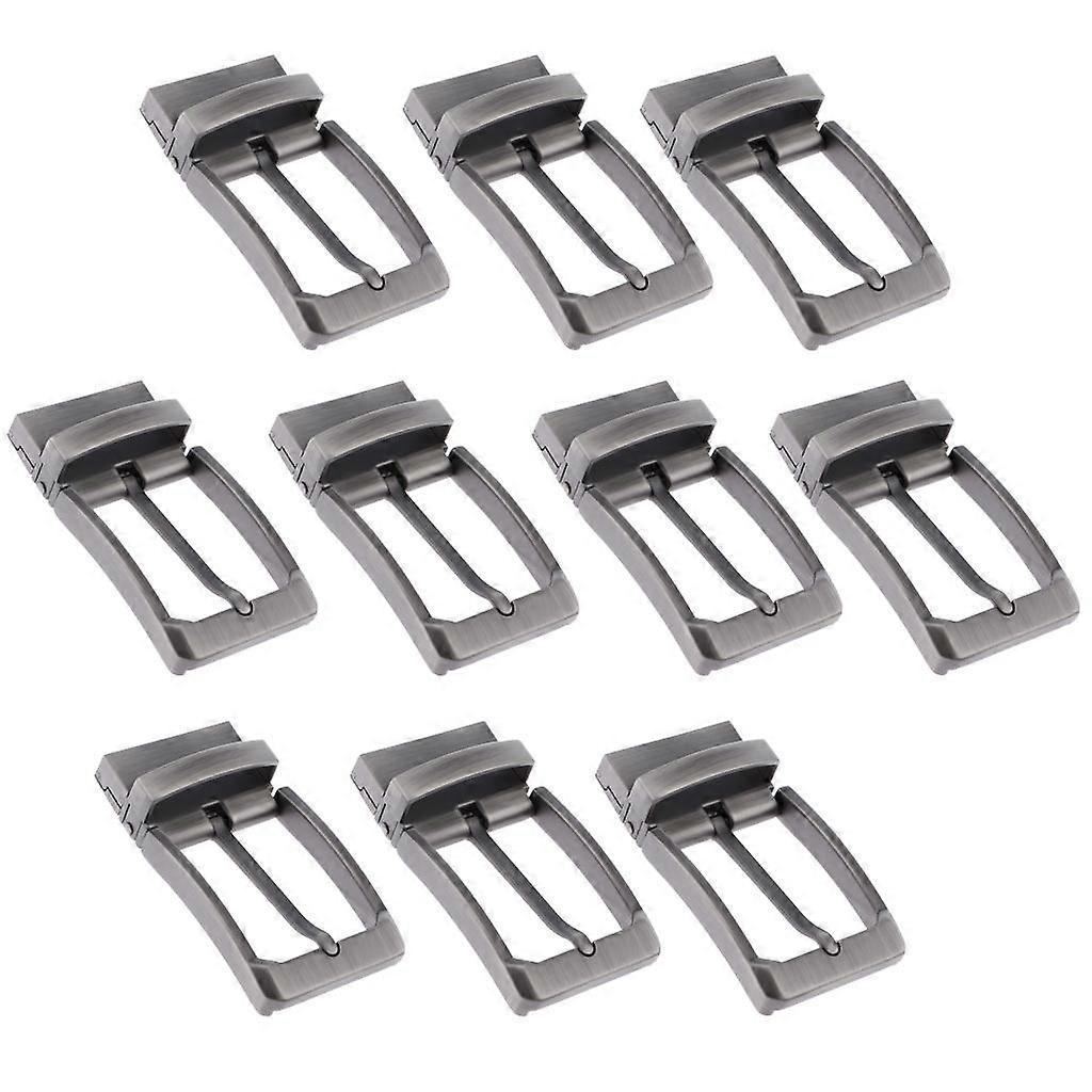 10 Reversible Alloy Antique Belt Buckle Single Prong Rectangular Pin Buckle