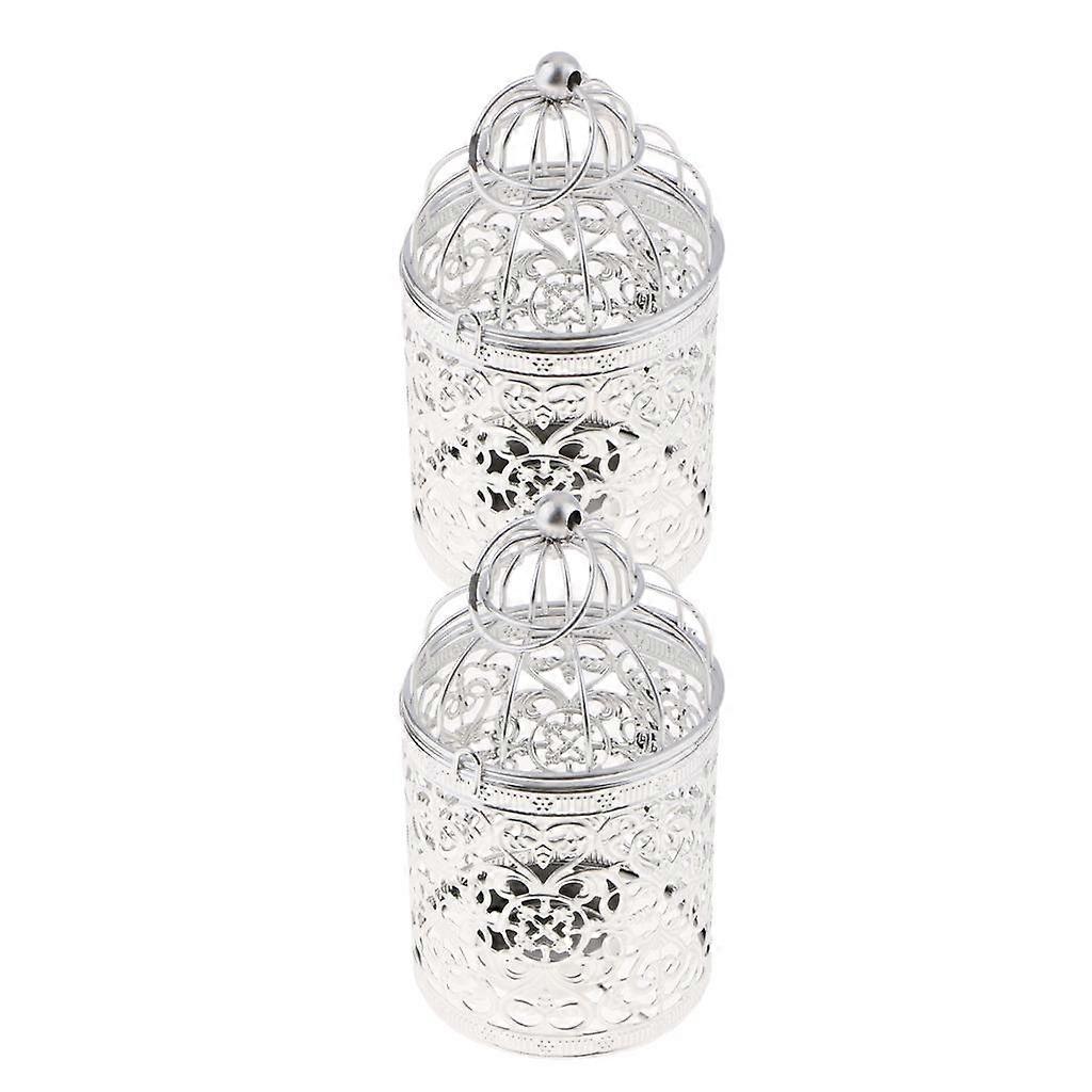 2xElectroplated Light Candle Holder