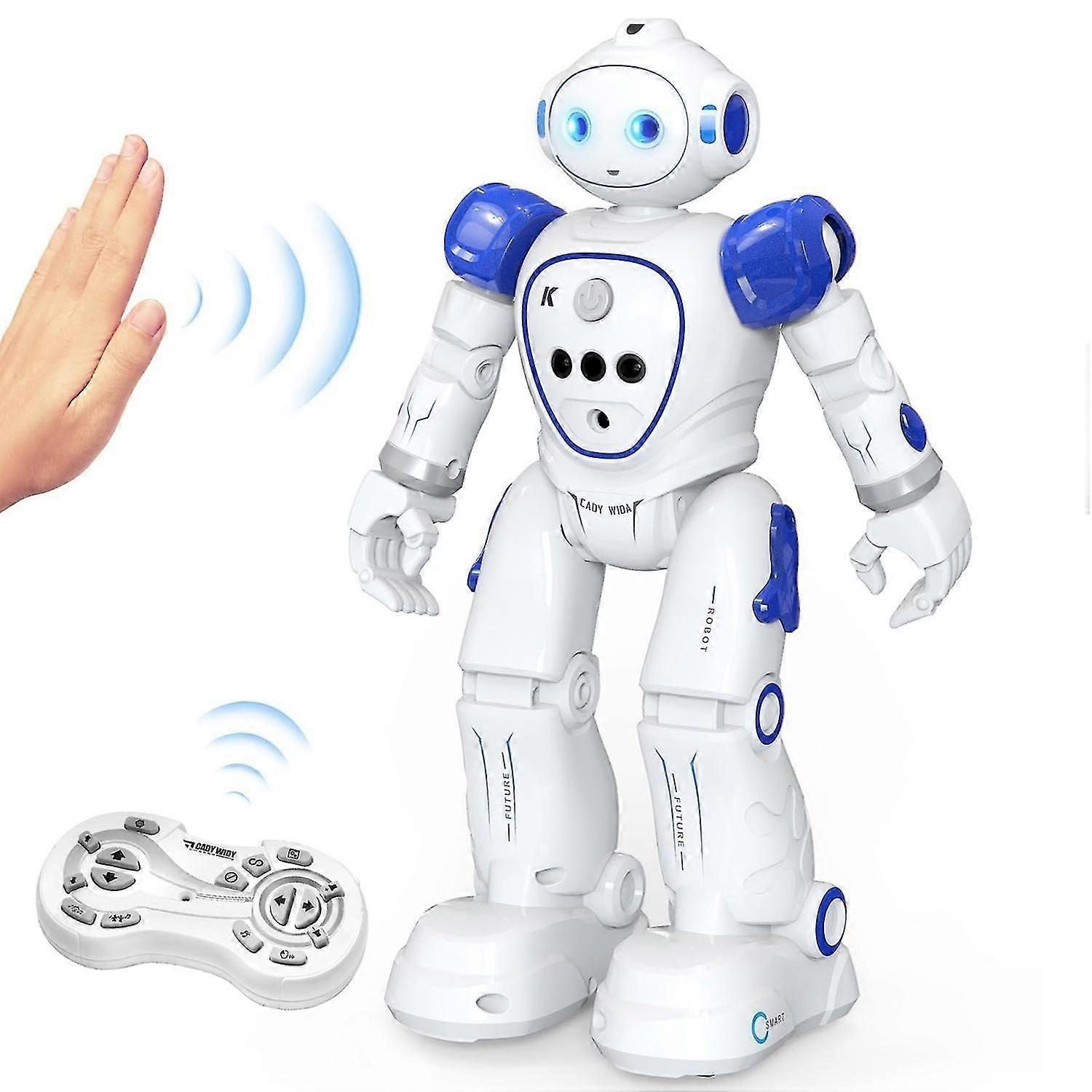 Children's Remote Control Robot Toy: Gesture Sensing Intelligent Programmable Robot, USB Charging, R