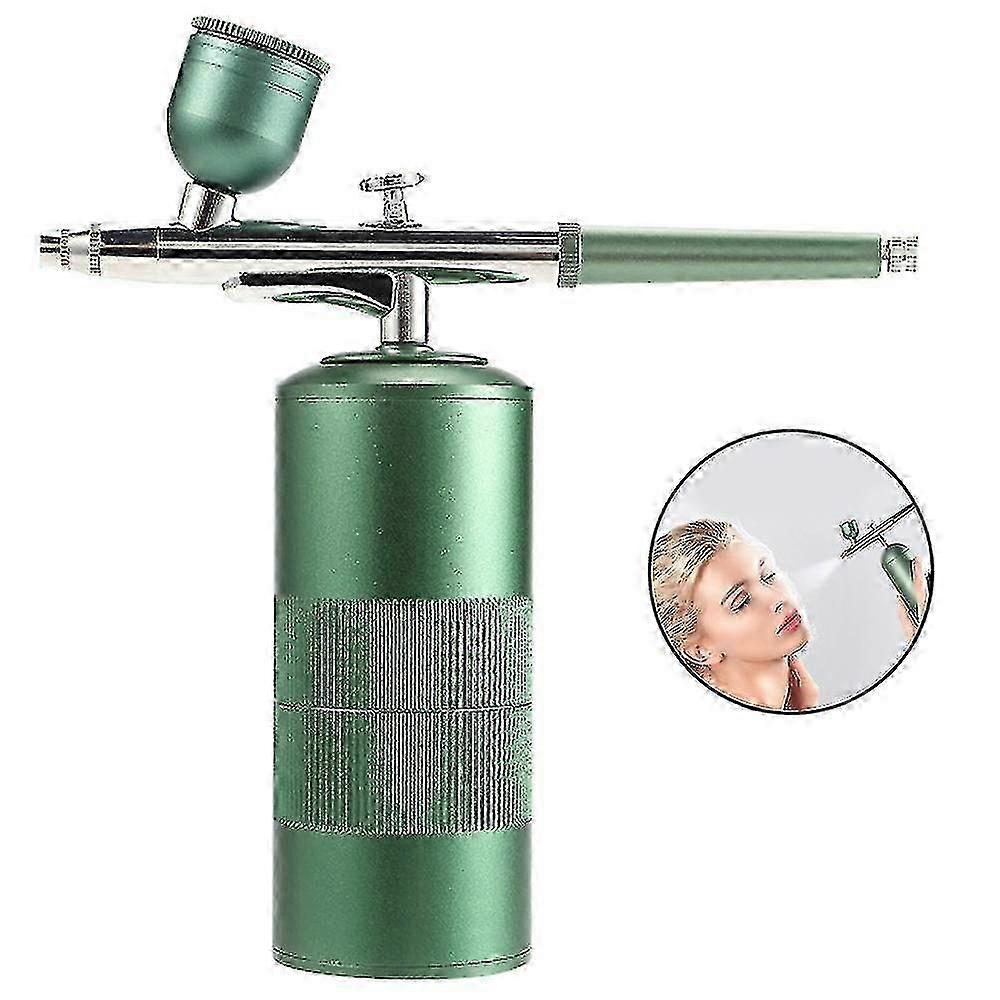 مجموعة البخاخة المحمولة للمكياج مع ضاغط هواء صغير بكأس حبر رذاذ القلم ، جوهر الحبر Na