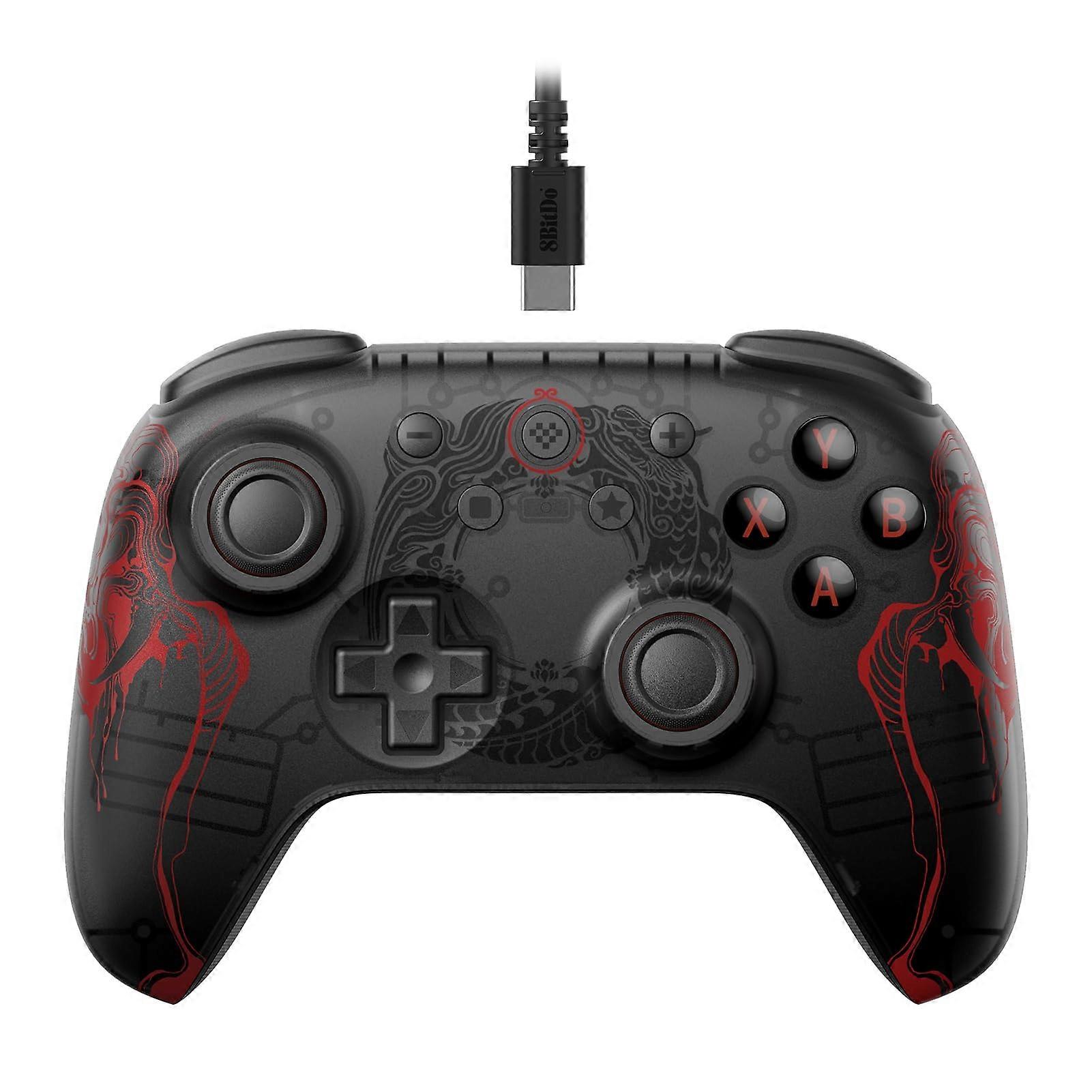 Ultimate 2C Wired Controller for Windows PC and Android, Hall Effect Joysticks, 1000Hz Polling Rate, Black Myth Wukong