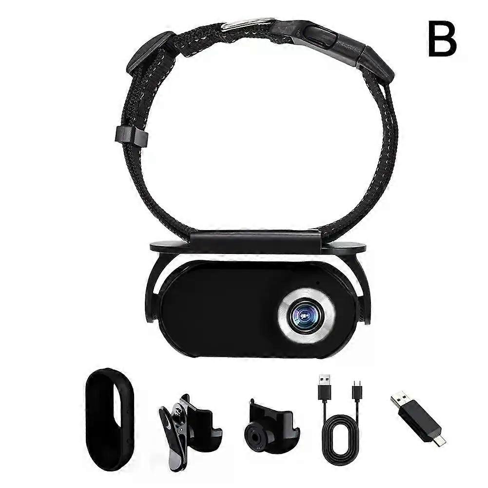 Apply Pet Collar Camera Outdoor No WiFi Needed Cat Collar Action Camera 170 Lens Video Tracker Recording Camera Dog Wide Mini Ang A1J7