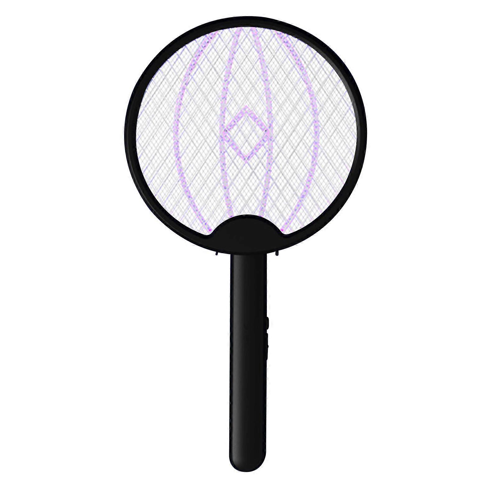 Foldable Electric Mosquito Swatter, Upgraded Quiet Fly Killer, USB Rechargeable Bug Zapper for Indoor Outdoor