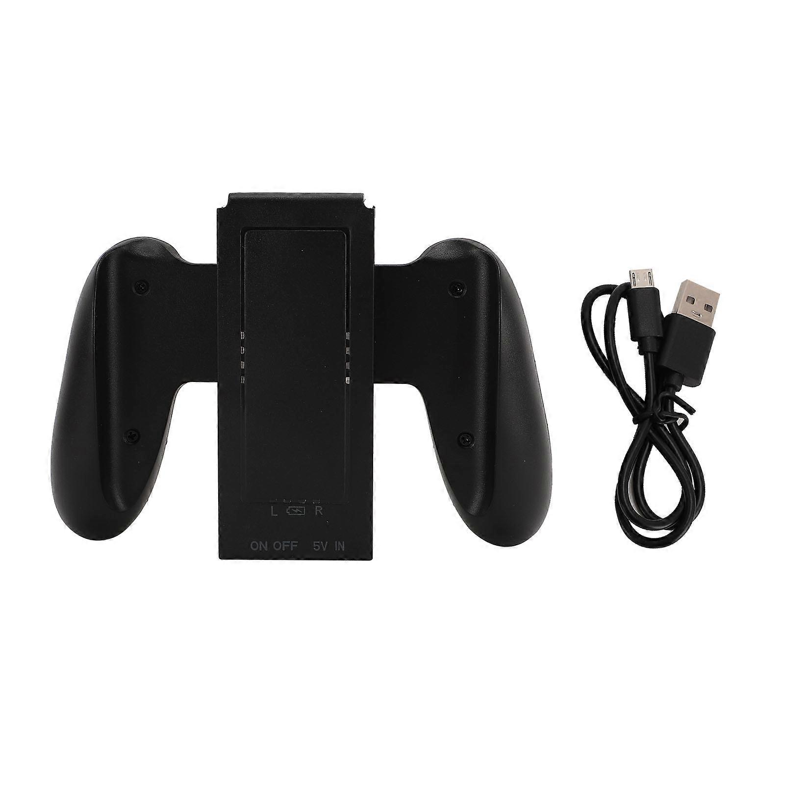 Ergonomic Charging Grip Stand for Switch - 2000mAh Battery, Secure Fixation, Safe Charging