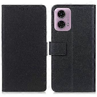 Compatible For Motorola Moto G24 Power Stand Case PU Leather Wallet Phone Cover