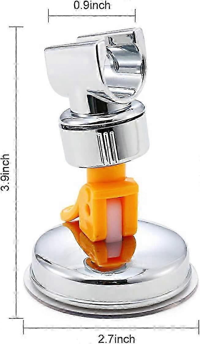 360° Rotating Shower Head Holder with Strong Suction Cup & Replaceable Handle