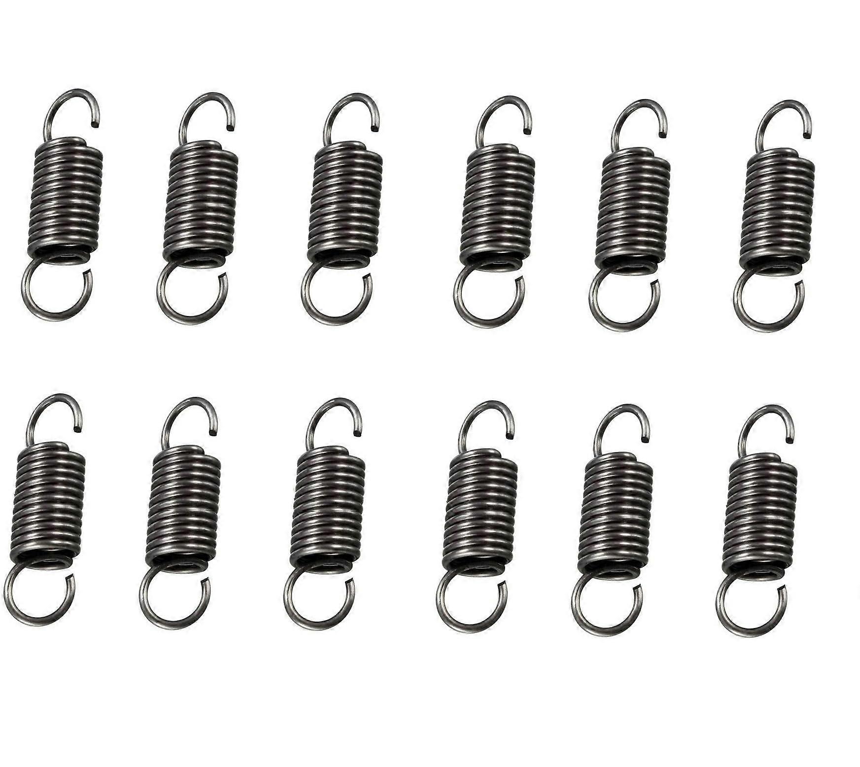Tension spring Extension spring With hook 45mm, Diameter 2mm, Outer diameter 12mm 12Pieces