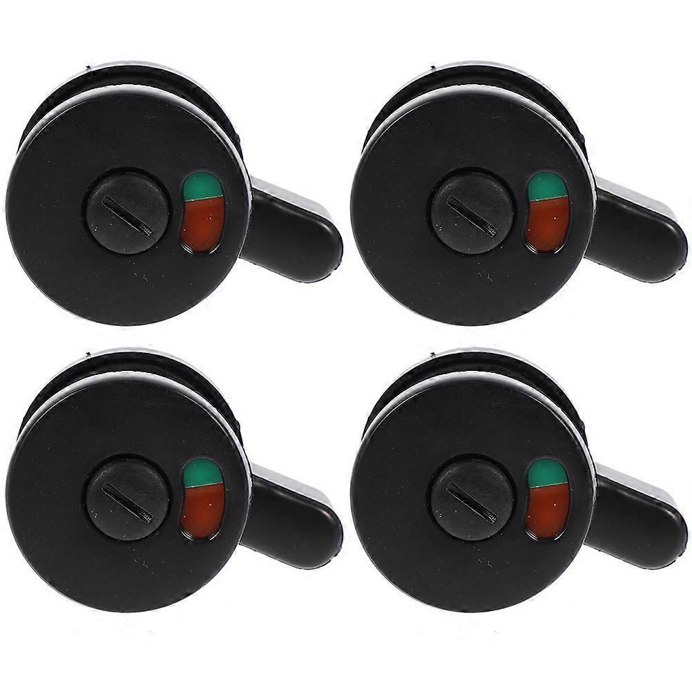 4pcs Toilet Privacy Indicator Lock – Durable Partition Door Lock for Easy Installation and Convenient Use in Public Restrooms and Cubicles