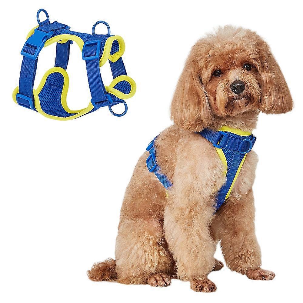 Breathable Mesh Adjustable Dog Cat Harness Summer Pet Vest Harness, Size S
