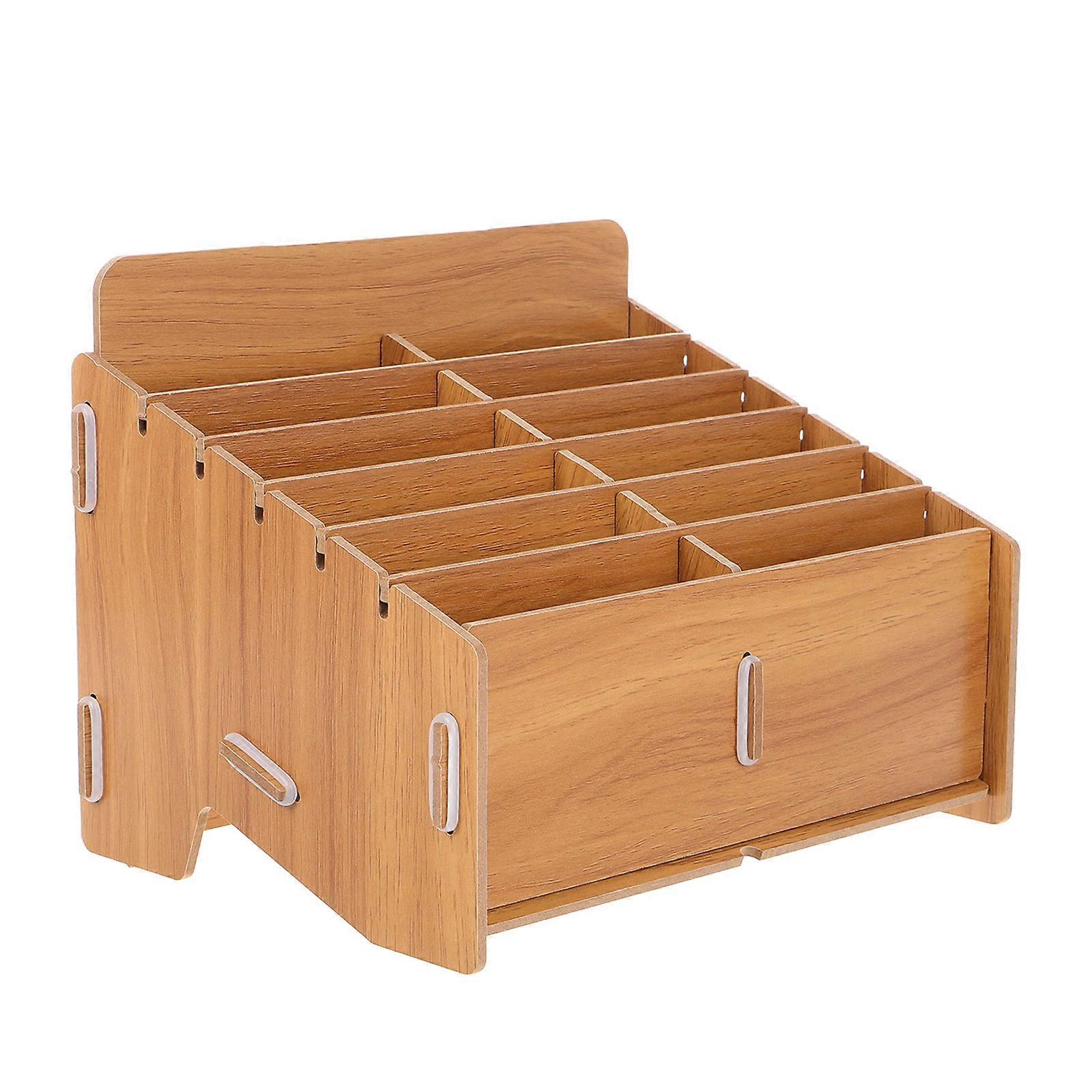 Desk Organizer Box with Functional Rack for Enhanced Productivity