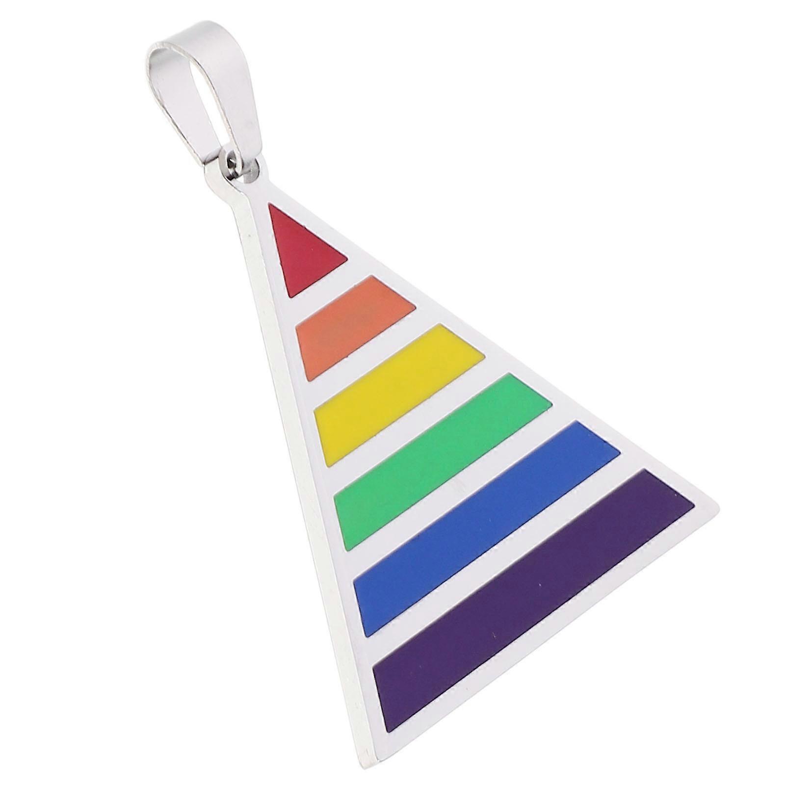 Stylish Durable Triangle Pendant Necklace for Men – Safe Skin Friendly Daily Wear Accessory for Parties and Gatherings