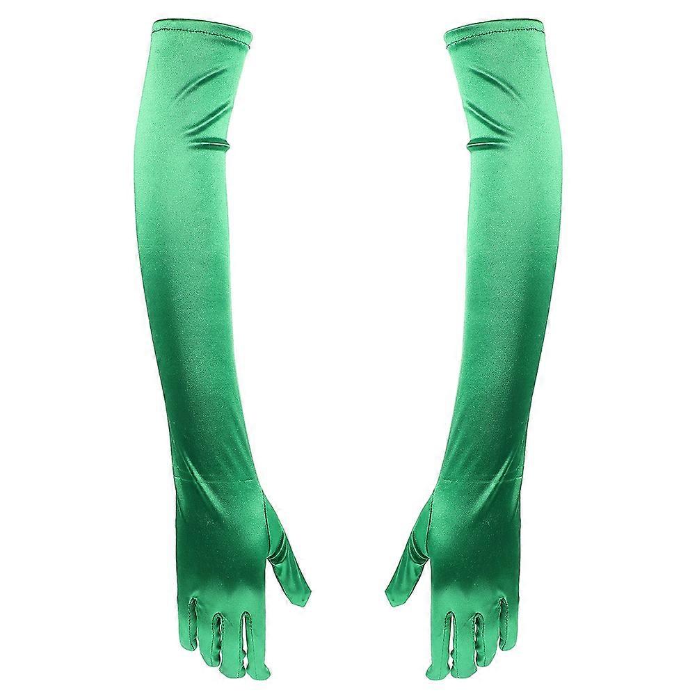 Patrick's Day Long Gloves Mittens Festive Costume Accessory for Parties & Stage Performances, Breathable, Easy to Clean, Durable Knit Design