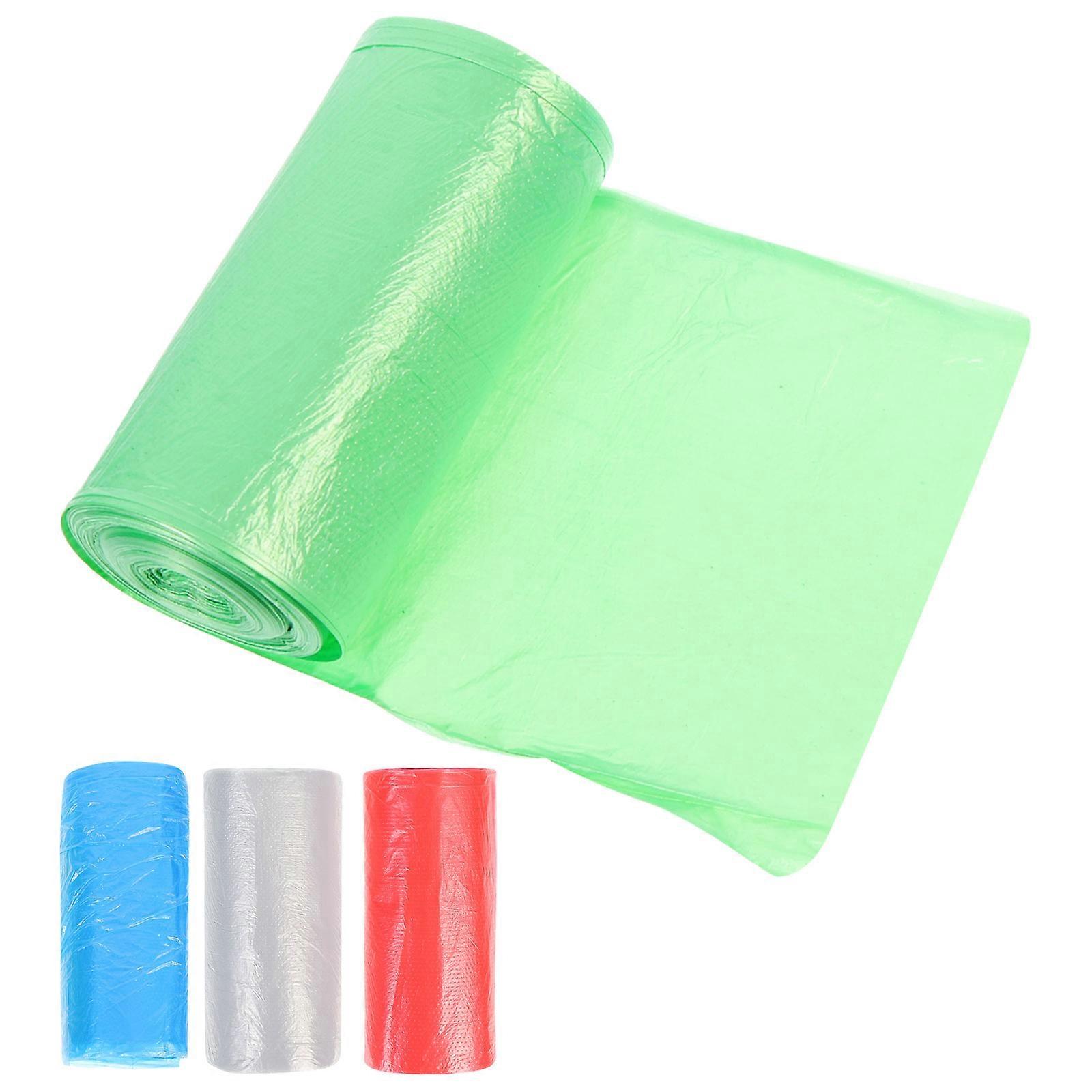 Kitchen Trash Bags Garbage Collection Home Use Red Rolls