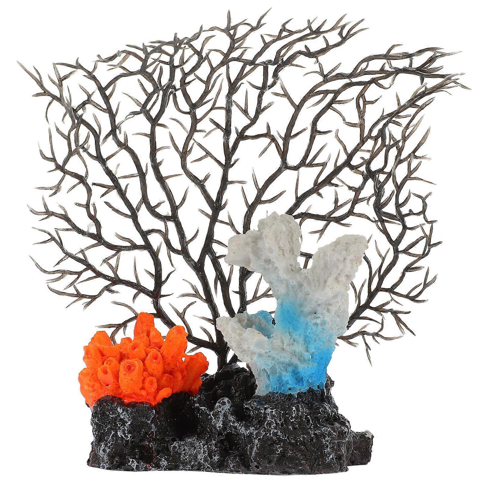 Underwater Decorative Corals Stable Placement For Aquarium Owners Small Aquarium Decorations 1Pack