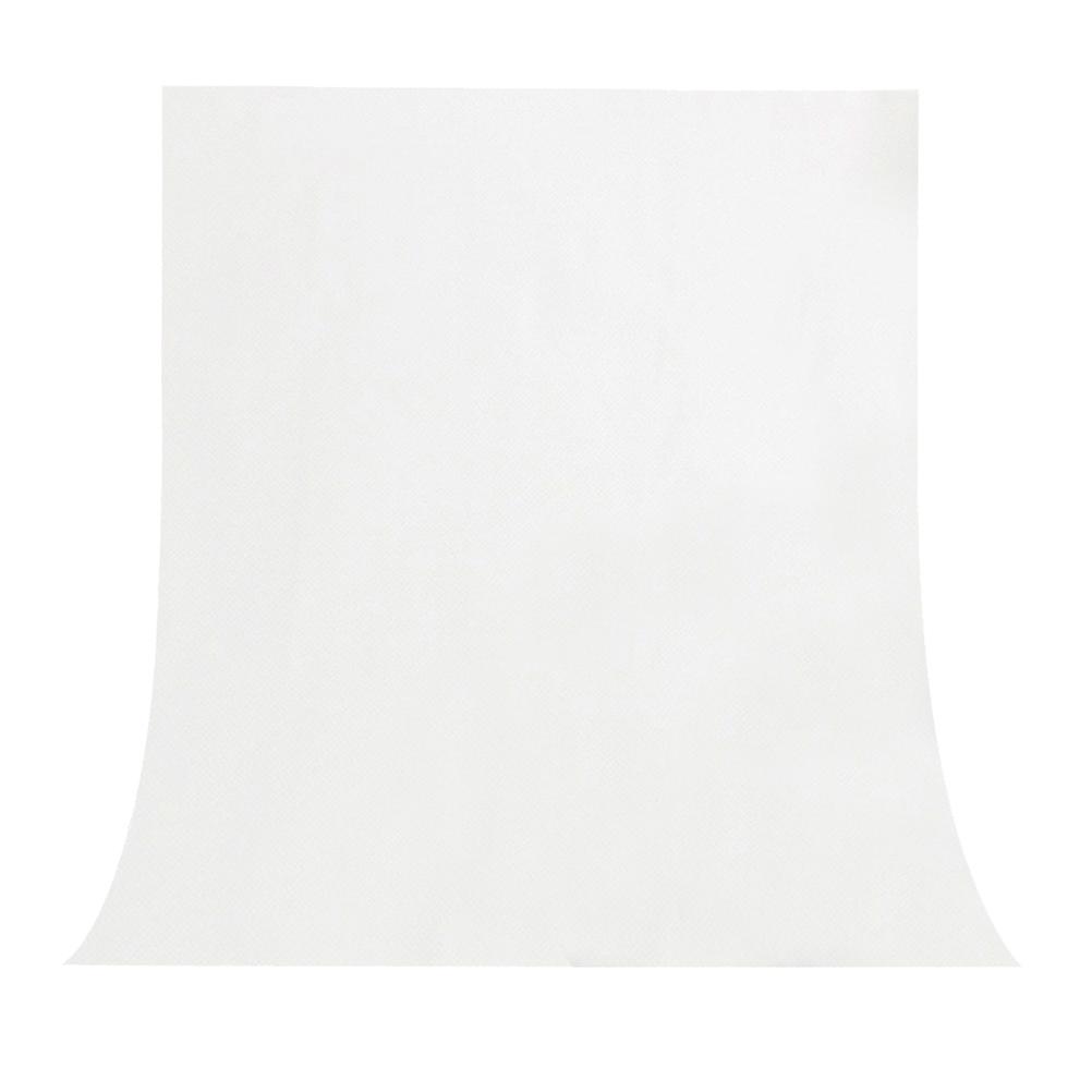 Professional Photo Backdrop White Cotton Background Cloth for Newborn Shooting Family Photo Sessions 100 x 320 x 0.1 Cm 1Pcs