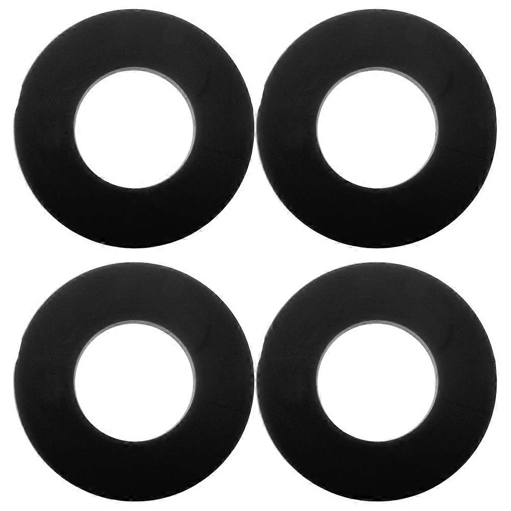 Shock Buffer Rubber Ring Vibration Reduction Car Accessories 8.00X8.00X1.00CM 4Set