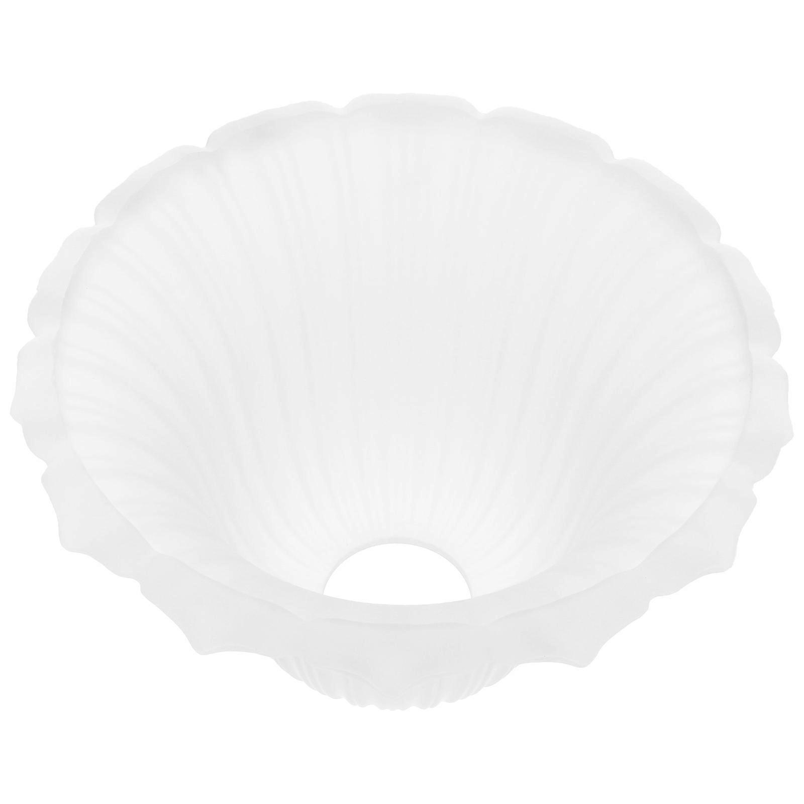 Abajur de vidro de estilo europeu com orifício central para teto, parede e piso