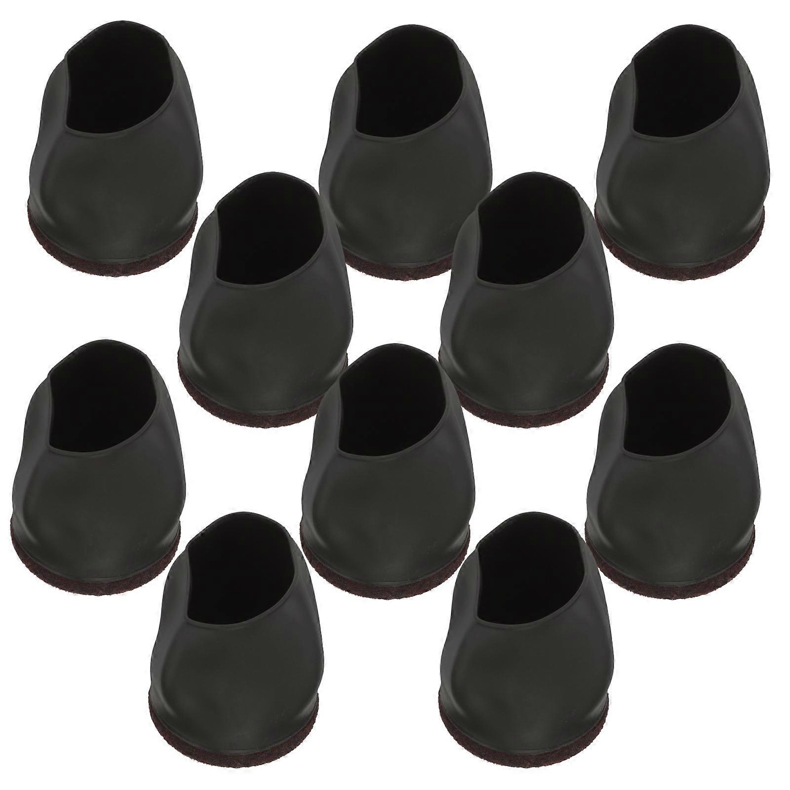 Multipurpose Wheel Stopper Round Furniture Caster Pads Tpe Material Cup Shape For Rolling Furniture Office Use 10Pack