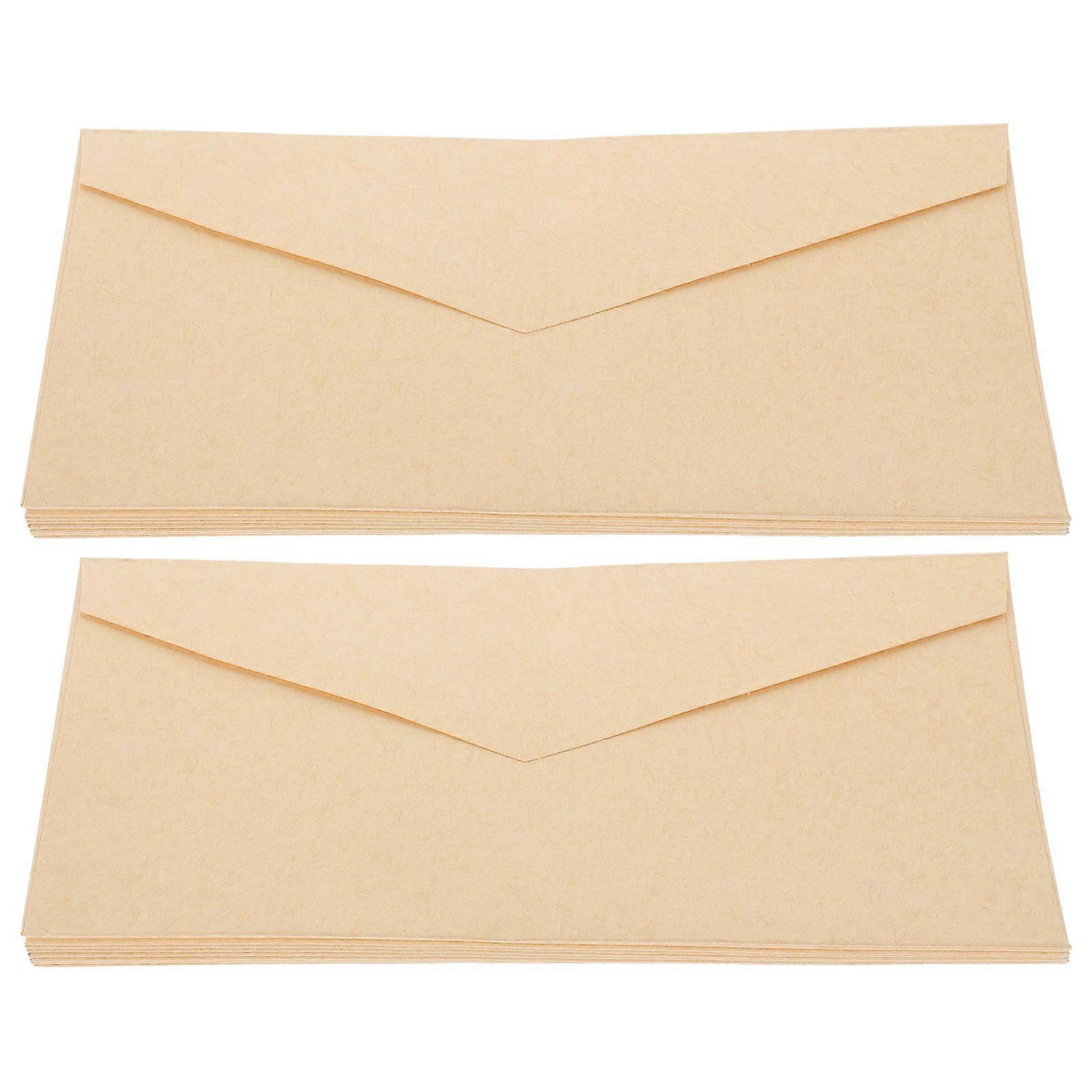 10pcs Elegant Blank Envelopes for Invitations, Chic DIY Folding Design, Smooth Finish, Wedding & Greeting Card Use, Vintage Style